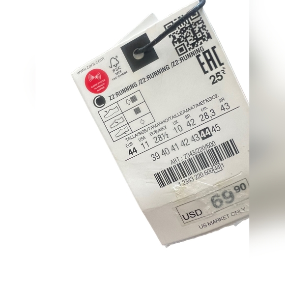 Zara Multipiece running sneaker Size-Eur44/US11 - Picture 9 of 9